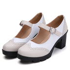 Colette Contrast Mary Jane Heels