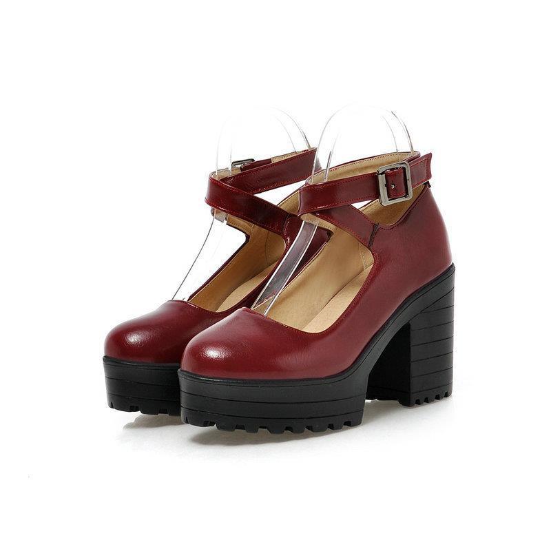 Bianca Platform Mary Jane Heels