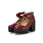 Bianca Platform Mary Jane Heels