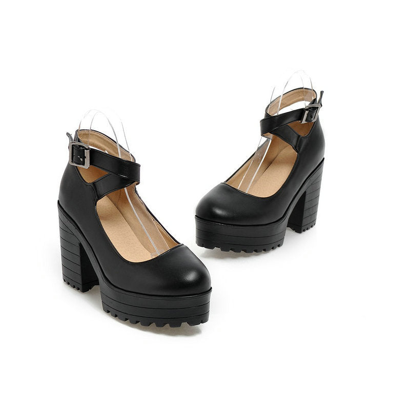 Bianca Platform Mary Jane Heels