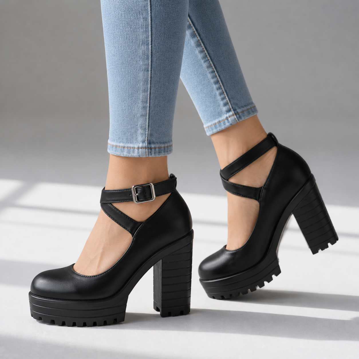 Bianca Platform Mary Jane Heels
