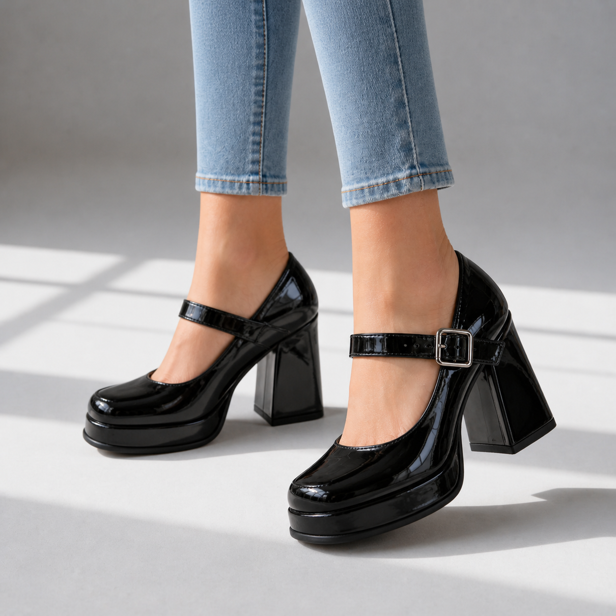 Elise Slingback Platform Heels