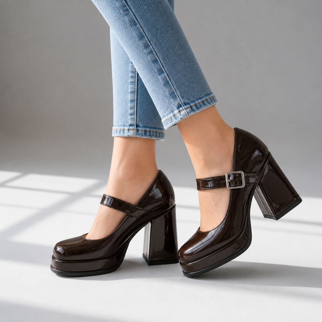 Elise Slingback Platform Heels