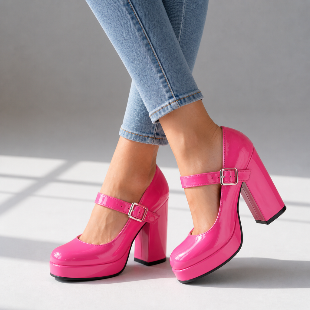 Elise Slingback Platform Heels