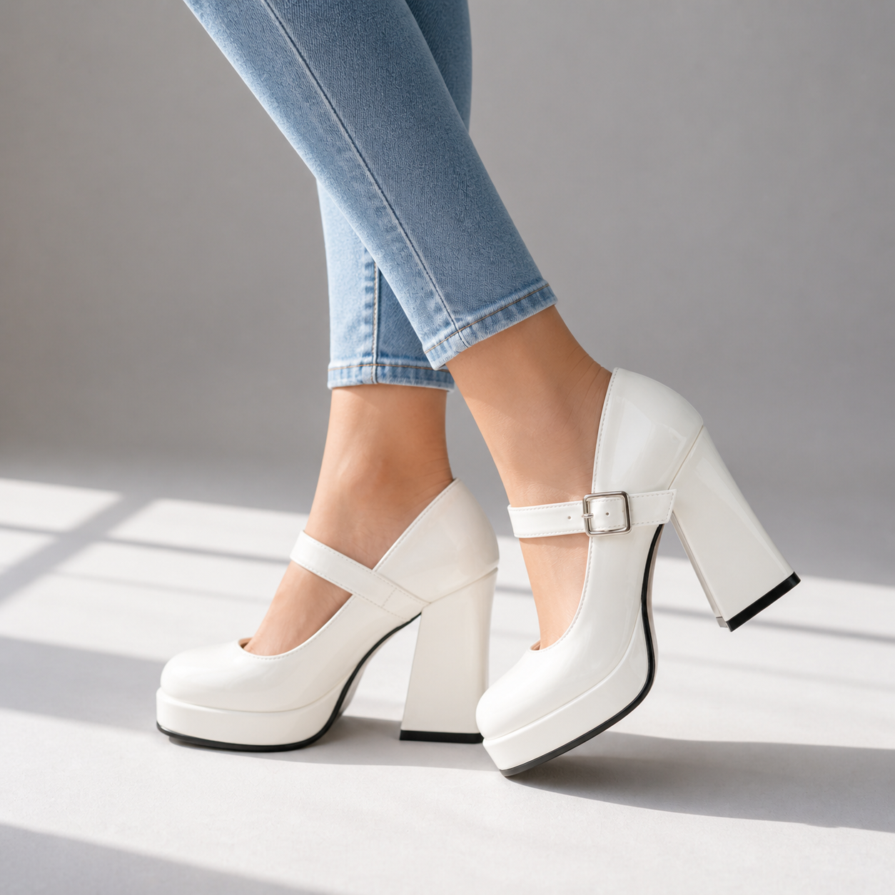 Elise Slingback Platform Heels