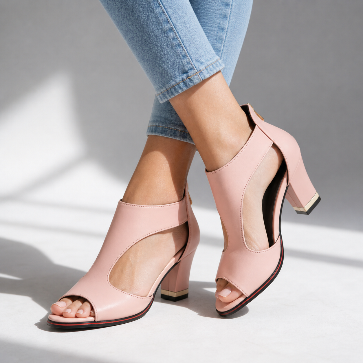 Aveline Cut-Out Heels