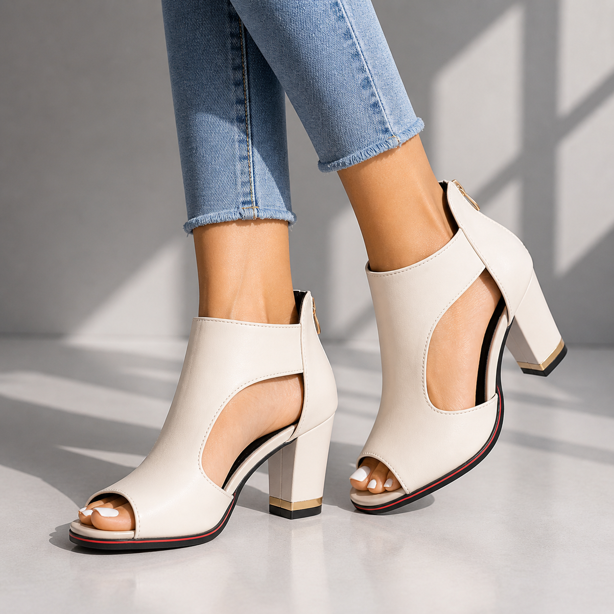 Aveline Cut-Out Heels