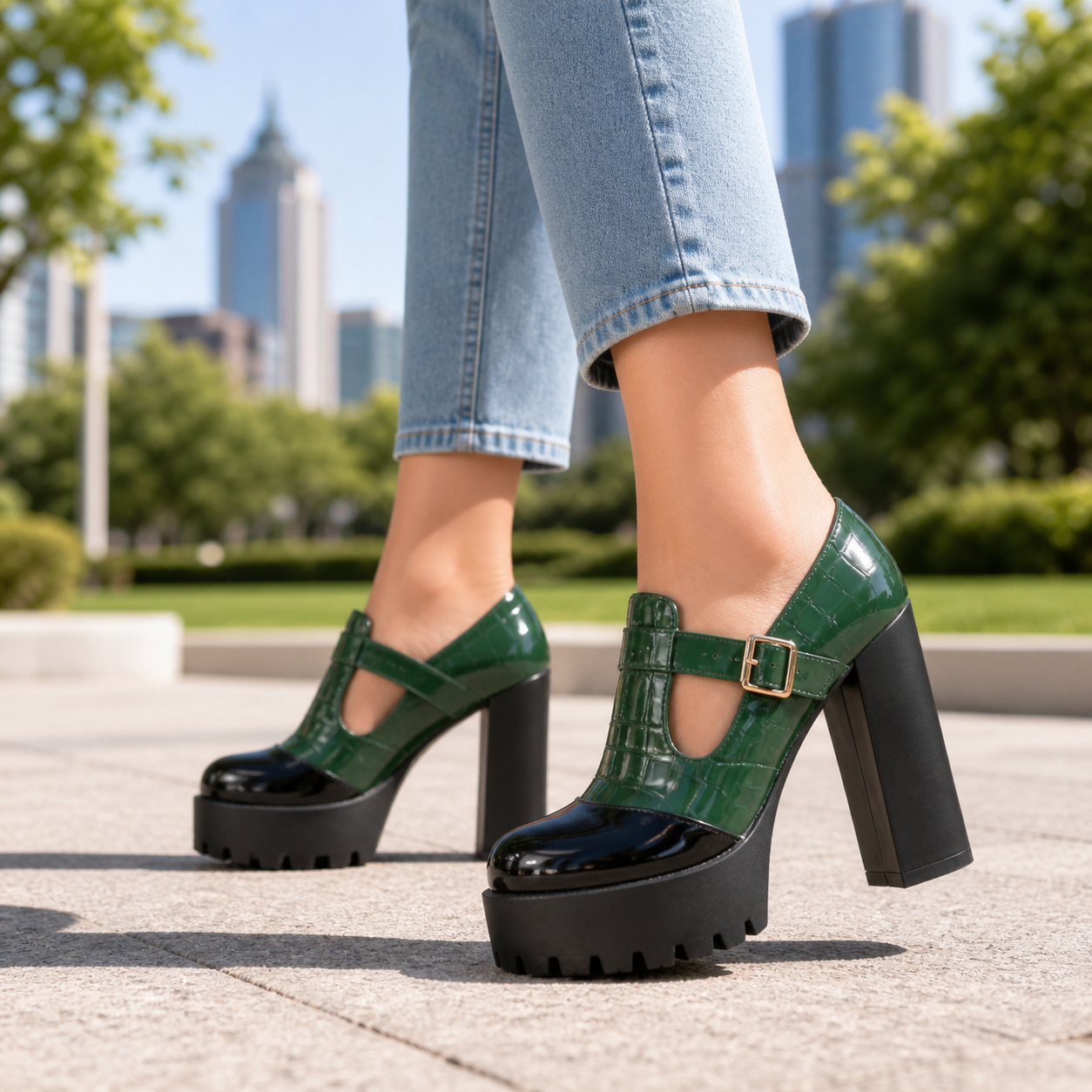 Valeria Platform Strap Heels - Sienna Rue