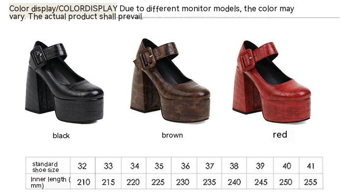 Carmela Platform Mary Jane Heels