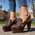 Victoria Slingback Heels