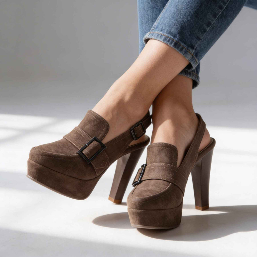 Victoria Slingback Heels